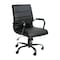 Flash Furniture Mid-Back Black LeatherSoft Executive Swivel Chair GO-2286M-BK-BK-GG - alternate 2
